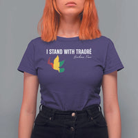 I Stand With Traoré T Shirt For Women Burkina Faso Peace Dove