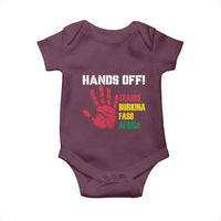 Hands Off Traoré Burkina Faso Africa Baby Onesie