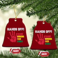 Hands Off Traoré Burkina Faso Africa Ceramic Ornament - Wonder Print Shop