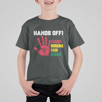 Hands Off Traoré Burkina Faso Africa T Shirt For Kid
