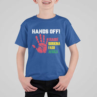 Hands Off Traoré Burkina Faso Africa T Shirt For Kid