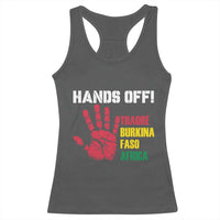 Hands Off Traoré Burkina Faso Africa Racerback Tank Top