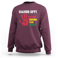 Hands Off Traoré Burkina Faso Africa Sweatshirt