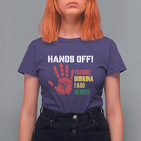 Hands Off Traoré Burkina Faso Africa T Shirt For Women