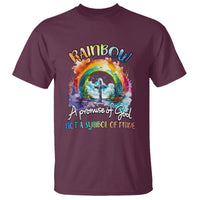 God's Promise T Shirt Rainbow A Promise Of God Not A Symbol Of Pride - Wonder Print Shop