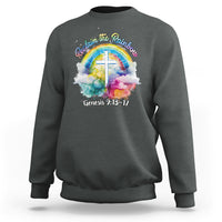 God's Promise Sweatshirt Reclaim The Rainbow Genesis 9:13-17 - Wonder Print Shop