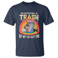Sarcastic LGBT T Shirt Homophobia Is Trash Gay Pride Raccoon Opossum Ally - Wonder Print Shop