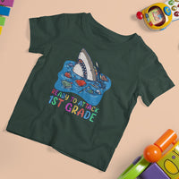 1st Grade T Shirt For Kid Ready To Attack 1st Grade Shark First Day of First Grade Kid T-Shirt, Shark Lover Shirt, Back To School Shirt, 1st Grade Boys - Wonder Print Shop