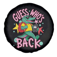 Funny Retro Alligator First Day of School Spare Tire Cover Guess Who is Back Cute Kids Gift