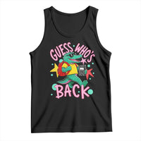 Funny Retro Alligator First Day of School Tank Top Guess Who is Back Cute Kids Gift
