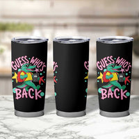 Funny Retro Alligator First Day of School Tumbler Cup Guess Who is Back Cute Kids Gift