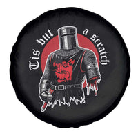 Funny One Arm Knight Medieval Spare Tire Cover Tis But A Scratch Classic Dark Humor Parody