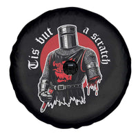 Funny One Arm Knight Medieval Spare Tire Cover Tis But A Scratch Classic Dark Humor Parody