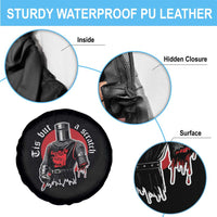 Funny One Arm Knight Medieval Spare Tire Cover Tis But A Scratch Classic Dark Humor Parody