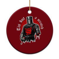 Funny One Arm Knight Medieval Ceramic Ornament Tis But A Scratch Classic Dark Humor Parody