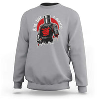 Funny One Arm Knight Medieval Sweatshirt Tis But A Scratch Classic Dark Humor Parody