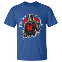 Funny One Arm Knight Medieval T Shirt Tis But A Scratch Classic Dark Humor Parody