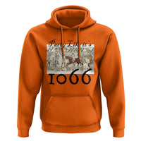 Funny Medieval Humor Battle of Hastings Hoodie Party Like Its 1066 Historic Bayeux Tapestry Graphic