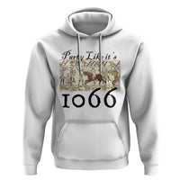 Funny Medieval Humor Battle of Hastings Hoodie Party Like Its 1066 Historic Bayeux Tapestry Graphic