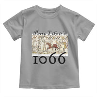Funny Medieval Humor Battle of Hastings Toddler T Shirt Party Like Its 1066 Historic Bayeux Tapestry Graphic