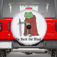 Funny Medieval Frog Knight Fantasy Sword Meme Spare Tire Cover Im Burnt Out Mlord Fantasy Meme