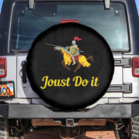 Funny Joust Do It Medieval Knight Horse Graphic Spare Tire Cover Jousting Renaissance Faire Parody