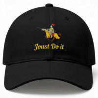 Funny Joust Do It Medieval Knight Horse Graphic Baseball Cap Jousting Renaissance Faire Parody