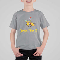 Funny Joust Do It Medieval Knight Horse Graphic T Shirt For Kid Jousting Renaissance Faire Parody