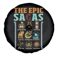 The Epic Sagas Ancient Greek Mythology Graphic Spare Tire Cover Odysseus Journey Odyssey History Lover Gift