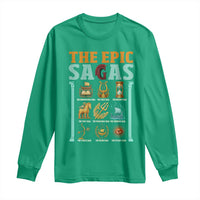 The Epic Sagas Ancient Greek Mythology Graphic Long Sleeve Shirt Odysseus Journey Odyssey History Lover Gift