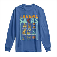 The Epic Sagas Ancient Greek Mythology Graphic Long Sleeve Shirt Odysseus Journey Odyssey History Lover Gift