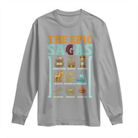 The Epic Sagas Ancient Greek Mythology Graphic Long Sleeve Shirt Odysseus Journey Odyssey History Lover Gift