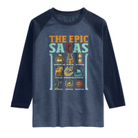 The Epic Sagas Ancient Greek Mythology Graphic Raglan Shirt Odysseus Journey Odyssey History Lover Gift