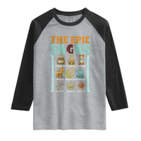 The Epic Sagas Ancient Greek Mythology Graphic Raglan Shirt Odysseus Journey Odyssey History Lover Gift