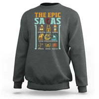 The Epic Sagas Ancient Greek Mythology Graphic Sweatshirt Odysseus Journey Odyssey History Lover Gift