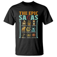 The Epic Sagas Ancient Greek Mythology Graphic T Shirt Odysseus Journey Odyssey History Lover Gift