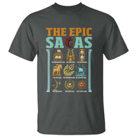 The Epic Sagas Ancient Greek Mythology Graphic T Shirt Odysseus Journey Odyssey History Lover Gift