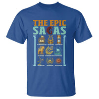 The Epic Sagas Ancient Greek Mythology Graphic T Shirt Odysseus Journey Odyssey History Lover Gift