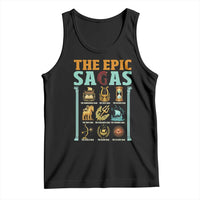 The Epic Sagas Ancient Greek Mythology Graphic Tank Top Odysseus Journey Odyssey History Lover Gift
