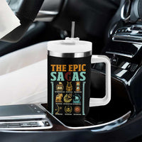 The Epic Sagas Ancient Greek Mythology Graphic Tumbler With Handle Odysseus Journey Odyssey History Lover Gift