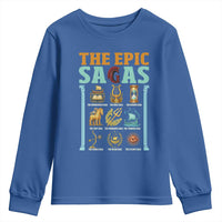The Epic Sagas Ancient Greek Mythology Graphic Youth Sweatshirt Odysseus Journey Odyssey History Lover Gift