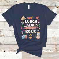 Lunch Lady T Shirt Lunch Ladies Rock Retro Lunch Lady Life Cafeteria Crew - Wonder Print Shop