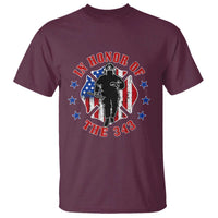 Firefighter Memorial In Honor Of The 343 Maltese Cross Graphic T Shirt Patriotic 9 11 Memorial Tribute