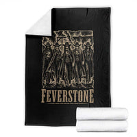 Vintage Feverstone Cowgirls Wild West Outlaw Legends Throw Blanket