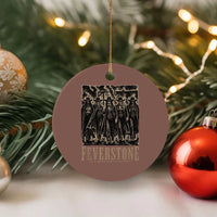 Vintage Feverstone Cowgirls Wild West Outlaw Legends Ceramic Ornament