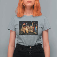 Support Your Local Egg Dealer Chicken Sipping Iced Coffee Graphic T Shirt For Women Funny Homesteading Farm Life