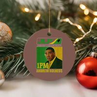 1PM Andrew Holness JPL Supporter Ceramic Ornament Jamaica Labor Party Jamaican Political Pride - Wonder Print Shop