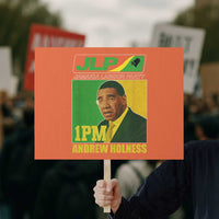 1PM Andrew Holness JPL Supporter Protest Sign Jamaica Labor Party Jamaican Political Pride - Wonder Print Shop
