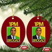 1PM BROGAD JLP Supporter Andrew Holness Ceramic Ornament Jamaica Labor Party Politics - Wonder Print Shop