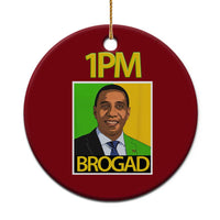 1PM BROGAD JLP Supporter Andrew Holness Ceramic Ornament Jamaica Labor Party Politics - Wonder Print Shop